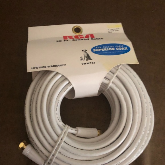 4-sale RCA 50 ft. Coaxial Cable - 617 $15 or $12 w/offer - Picture 2 of 4